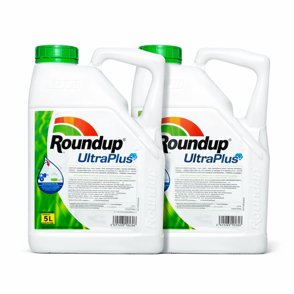 ROUNDUP Ultraplus 2x5L Glyphosate Weed Killer